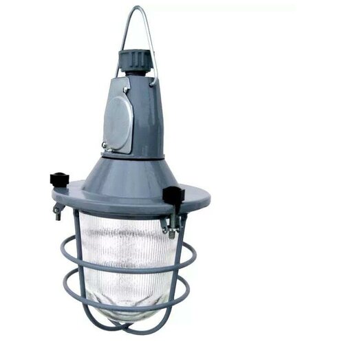 фото Светильник нсп-11-200-425 подвесной на крюк/трубу с решеткой ip62 (1005550293) элетех