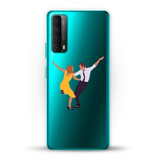 фото Силиконовый чехол миа и себастьян на huawei p smart 2021 andy & paul