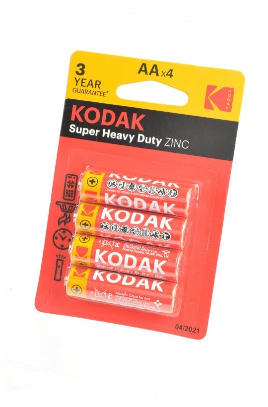 Kodak Батарейка Kodak Super Heavy Duty R6 BL4, 4шт