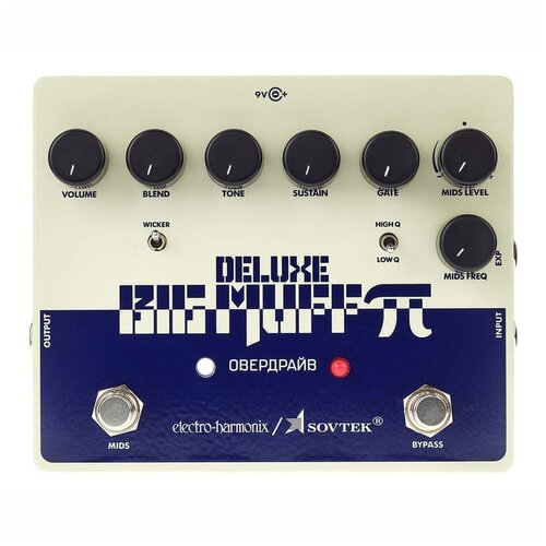 Electro-Harmonix (EHX) Sovtek Deluxe Big Muff Pi Distortion/Sustainer