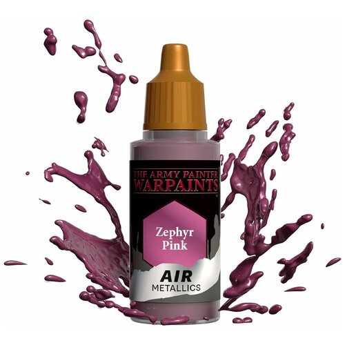 акриловая краска для аэрографа army painter air fluorescent hot pink Акриловая краска для аэрографа Army Painter Air Metallic Zephyr Pink