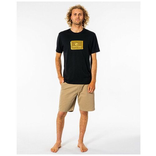 фото Футболка rip curl corp icon black, размер m