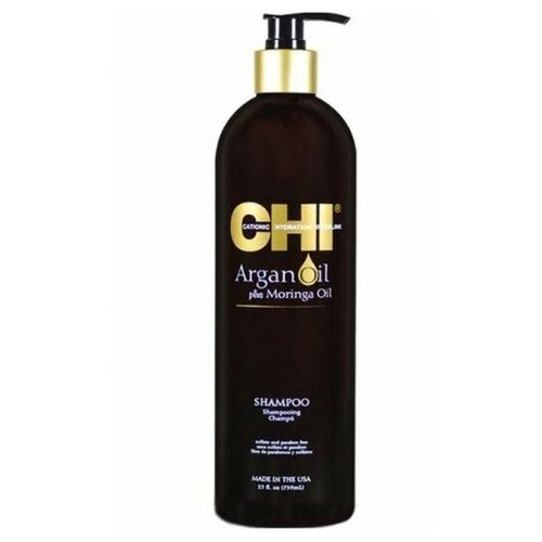 Шампунь CHI с экстрактом масла Арганы и дерева Моринга 739 мл chi argan oil shampoo шампунь с экстрактом масла арганы и дерева моринга 340 мл