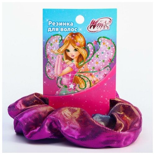 WINX Резинка для волос блестящая фиолетовая, WINX