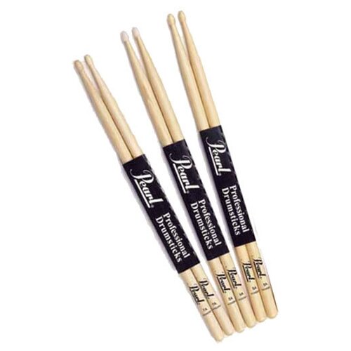 Барабанные палочки Pearl PDS-5BN одна пара практичных деревянных барабанных палочек из кленового бамбука 7a