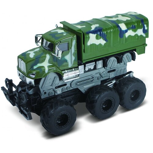 Военная техника Funky Toys с краш-эффектом, кабина die-cast, фрикционная, 6х6, 1:43 (FT61090)