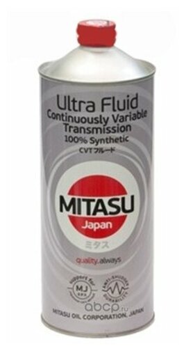 Mitasu 1l Масло Трансмисионное Cvt Ultra Fluid (For Honda Hmmf) (Pink) MITASU арт. MJ-329-1