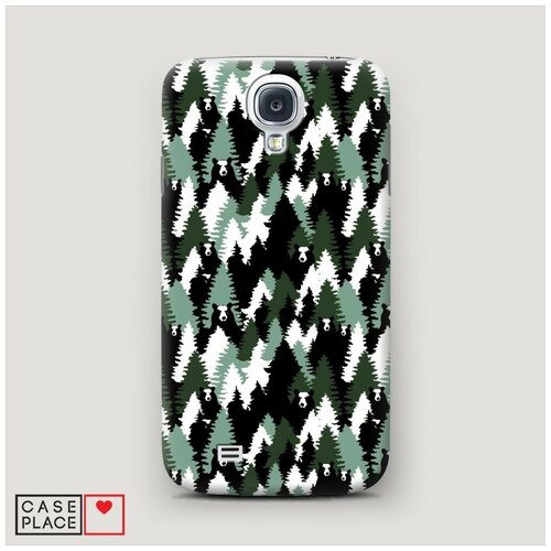 фото Чехол пластиковый samsung galaxy s4 медвежий камуфляж case place