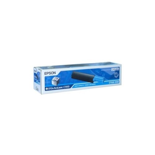 Картридж Epson C13S050189 Aculaser Cyan тонер картридж epson c13s050268 для aculaser c1100 черный голубой пурпурный желтый