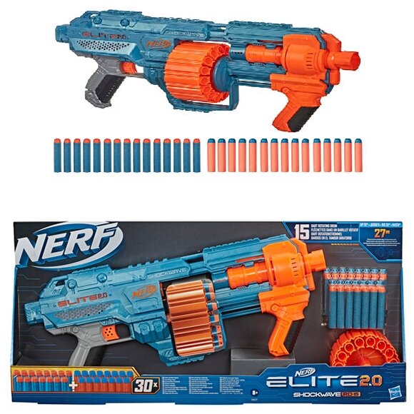 Игрушечное оружие NERF E2.0 Шоквэйв [e9527eu4] - фото №17