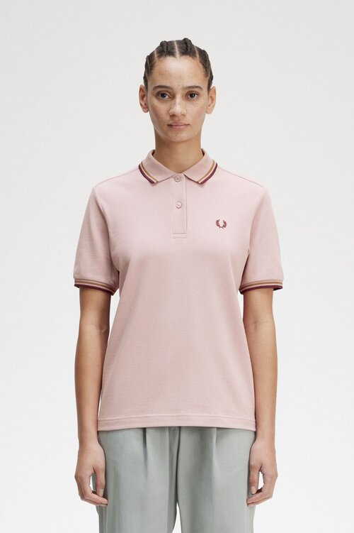 Поло FRED PERRY, размер 8, розовый