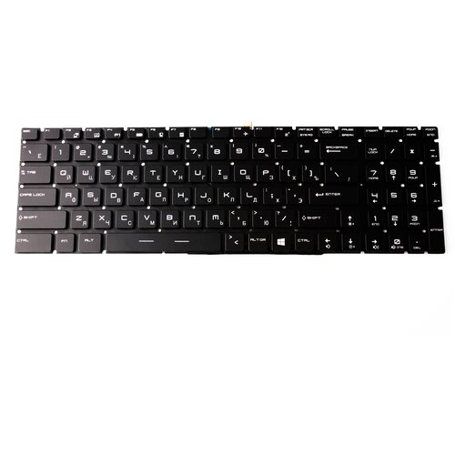 Клавиатура для MSI GE62 GE72 с подсветкой p/n: V143422GK1, S1N-3ERU2U1-SA0 клавиатура для ноутбука msi gt72 gs60 gs70 ws60 ge62 ge72 черная без рамки