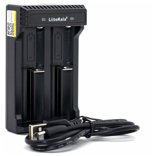 фото Зарядное устройство liitokala lii-l2 для 3.7v li-ion аккумуляторов 18650 и др. 500ma/1000ma