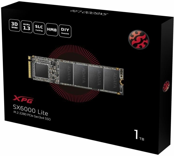 A-Data Накопитель SSD A-Data PCI-E x4 1Tb ASX6000LNP-1TT-C XPG SX6000 Lite M.2 2280 - фотография № 19