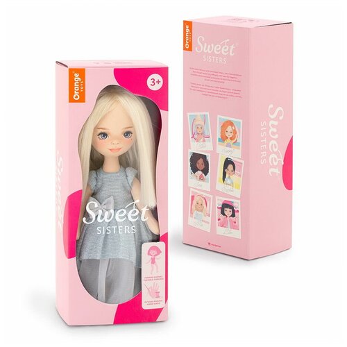 magellan ёрш светский раут Тканевая кукла Orange Toys Sweet Sisters Mia в голубом платье Вечерний шик на каркасе 32 см SS01-01