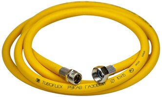 Подводка для газа ПВХ TuboFlex Г-Ш 1/2", 2 м