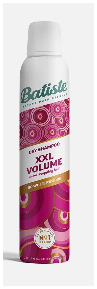 Batiste сухой шампунь XXL Volume Spray для экстра объема волос, 200 мл