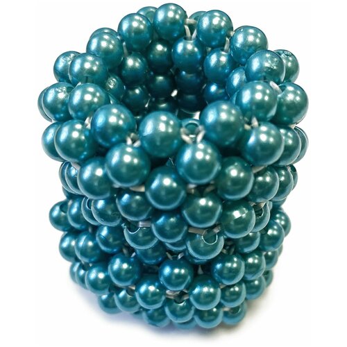 Резинка для волос из жемчужных бусин, комплект - 2 штуки