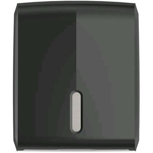 Диспенсер бумажных полотенец WisePro на 2 пачки V-сл черный / 71410