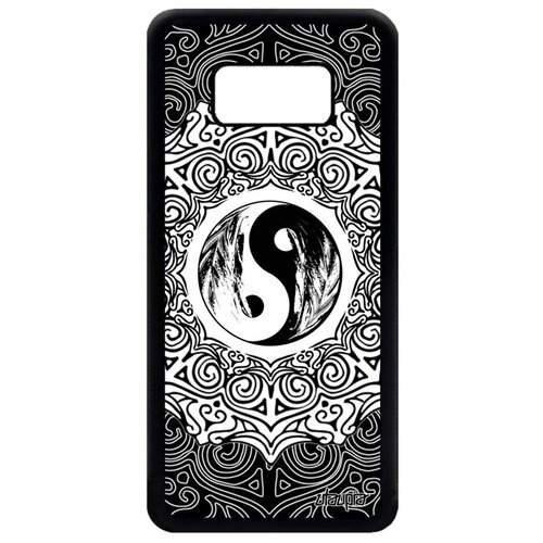 фото Защитный чехол для мобильного // galaxy s8 // "инь и ян" добро и зло фэн-шуй, utaupia, серый