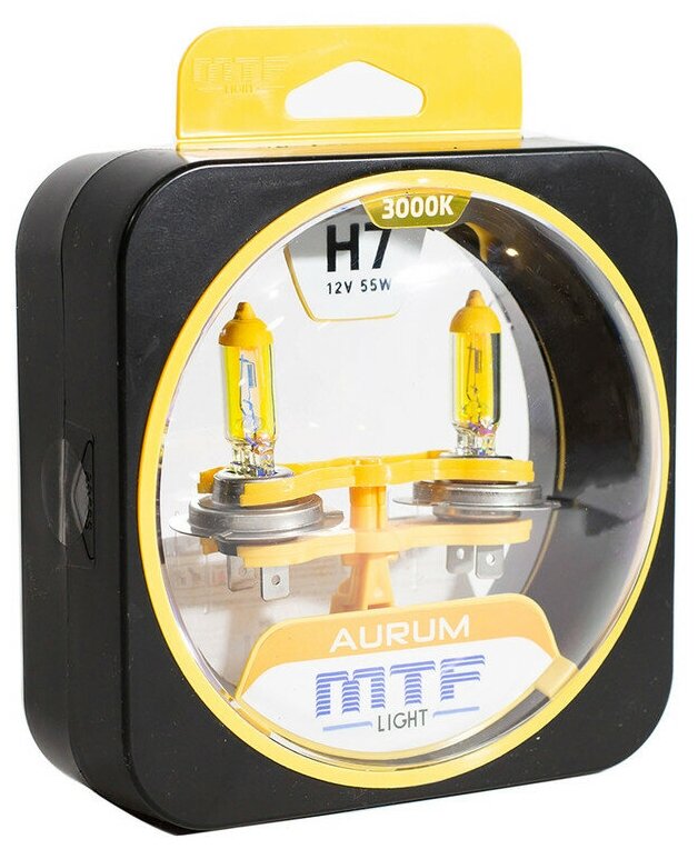 Лампа автомобильная ксеноновая MTF Light AURUM HAU1207 H7 12V 55W PX26d 2 шт - фотография № 6