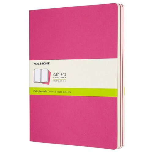 Блокнот Moleskine CAHIER JOURNAL CH023D17 XLarge 190х250мм обложка картон 120стр. нелинованный розов