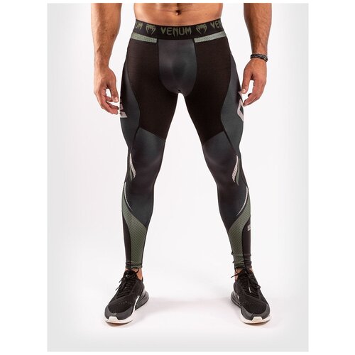 фото Компрессионные штаны venum one fc impact black/khaki xxl