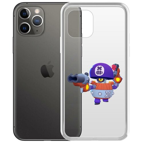 фото Чехол-накладка clear case brawl stars-дэррил для iphone 11 pro krutoff group