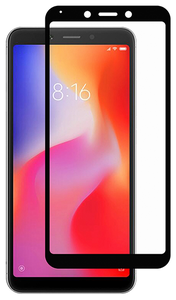 Фото Защитное стекло FullScreen Glass Pro для Xiaomi Redmi 6/Redmi 6A black (Черный)