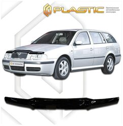 Дефлектор капота Skoda Octavia Tour 1996-2008 Classic черный