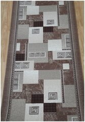 Ковровая дорожка на войлоке, Витебские ковры, с печатным рисунком, 1286_93, кофейная, 0.9*1 м