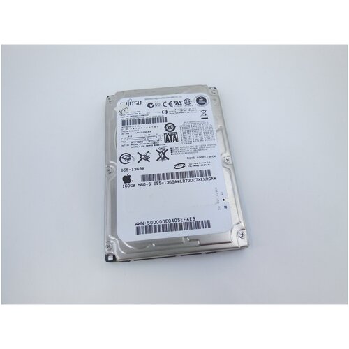 Жесткий диск 2.5 HDD SATA 160Gb Fujitsu MHW2160BH жесткий диск 2 5 hdd sata 160gb fujitsu mhw2160bh