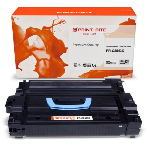 Print-Rite Картридж совместимый ПринтРайт Print-Rite PR-C8345X CS-C8543X черный 30K print rite фотобарабан совместимый принтрайт print rite pr 101r00555 101r00555 черный photoconductor drum 30k