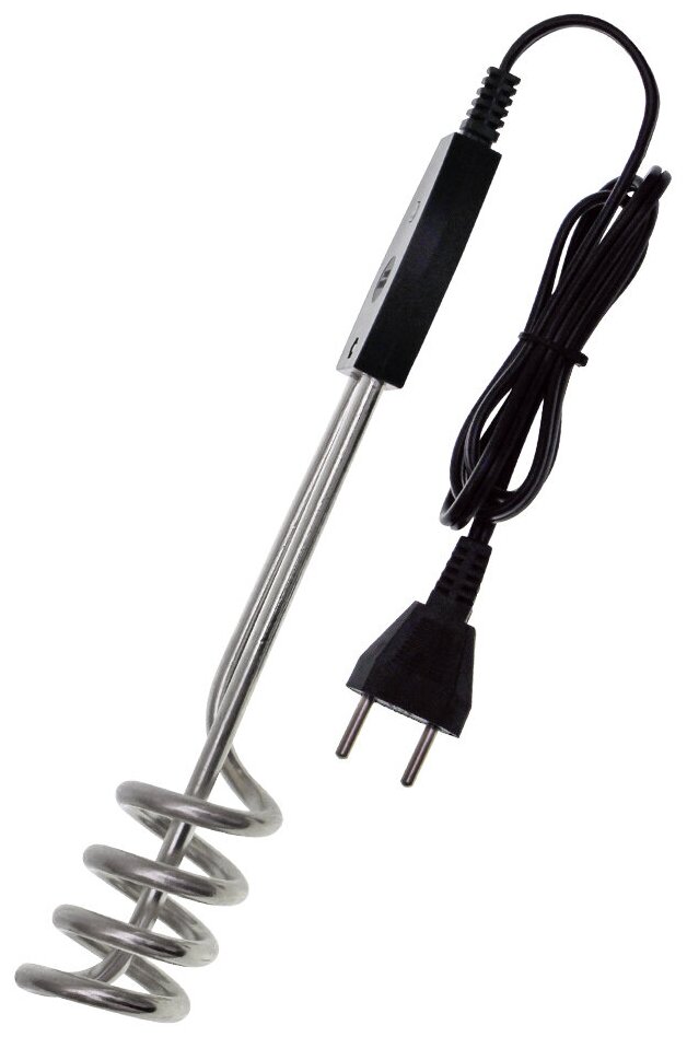 фото Электрокипятильник TDM ЭК-1 1кВт 230В ТЭН 16.5см шнур 85см никелированное железо