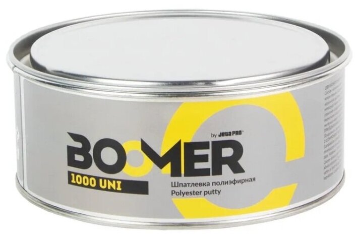 Шпатлевка полиэфирная универсальная Boomer Uni (1,0+0,02 кг) 1000/1