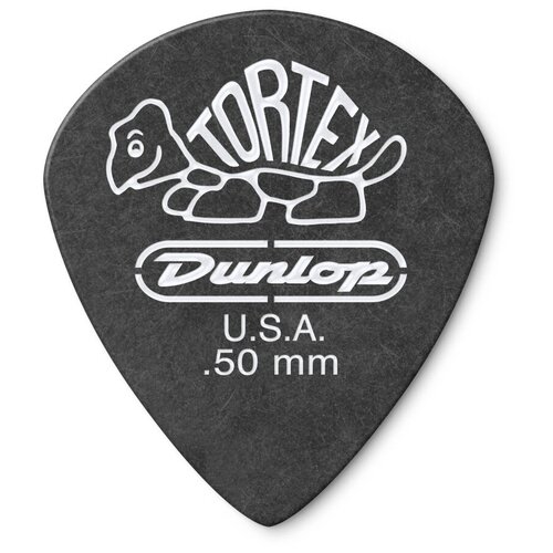 Tortex Pitch Black Jazz III Медиаторы 12шт, толщина 0,50мм, Dunlop 482P.50 dunlop 482p 50 tortex® pitch black jazz iii набор черных медиаторов 0 50мм упаковка 12шт