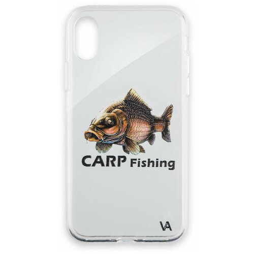 фото Чехол силиконовый veduta iphone xs carp fishing