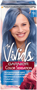 GARNIER Color Sensation The Vivids стойкая крем-краска для волос, Дымчато-голубой, 110 мл
