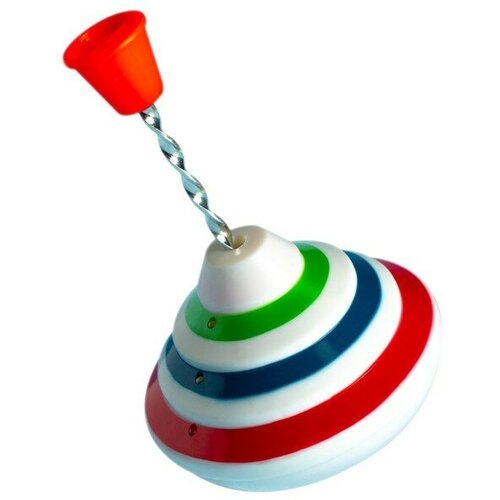 Юла Музыкальная со звуковым и световым эффектами работает от батареек d13 см 1055₽