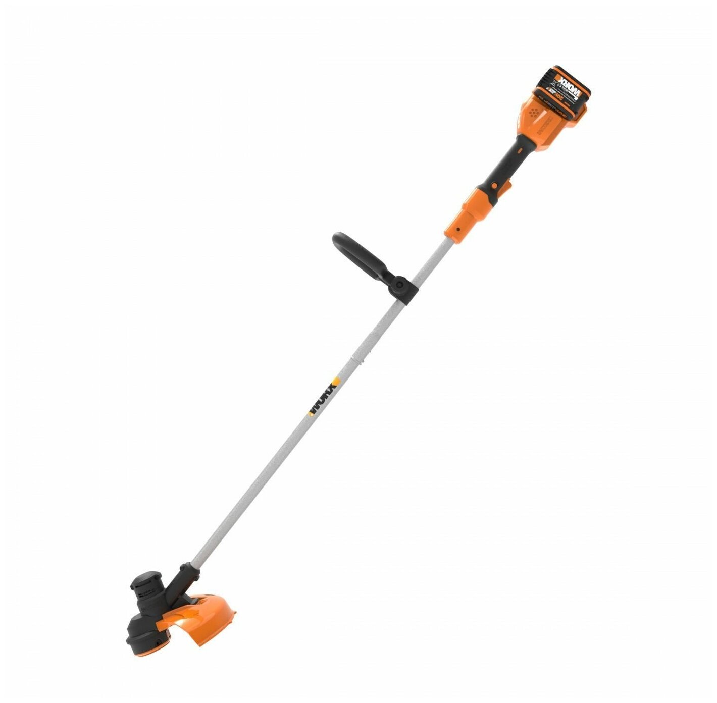 Триммер аккумуляторный WORX WG183E 40В, 33см, 2Ач х2, двойное ЗУ, коробка - фотография № 11