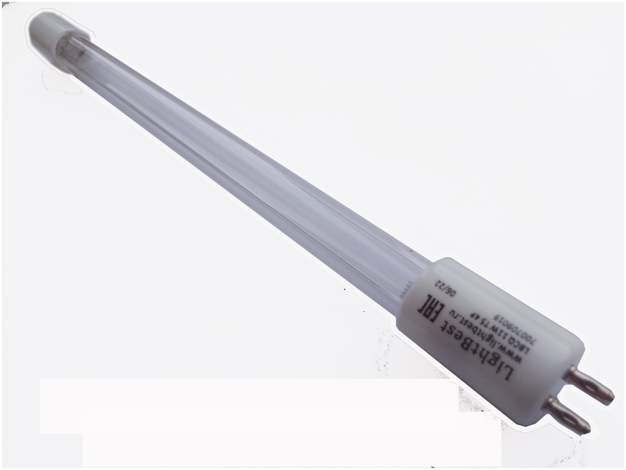 Лампа трубчатая ультрафиолетовая бактерицидная LightBest LBCQ 11W T5 4P (700709019) - фотография № 1