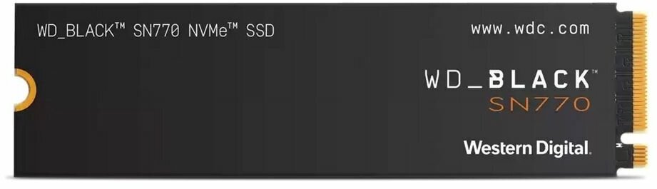 Внутренний диск SSD Black SN770 NVMe, 3D TLC, 5150/4900MB/s, IOPs 740000/800000, TBW 600 10 (887333)