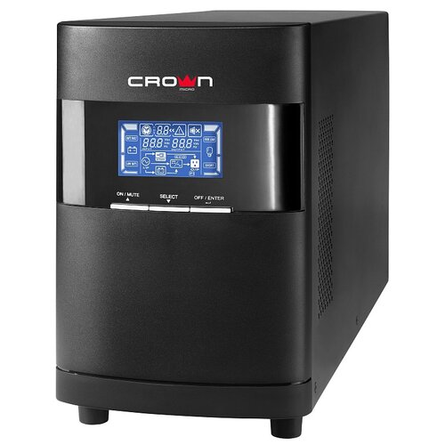 фото Ибп с двойным преобразованием crown micro cmuoa-350-1k euro черный