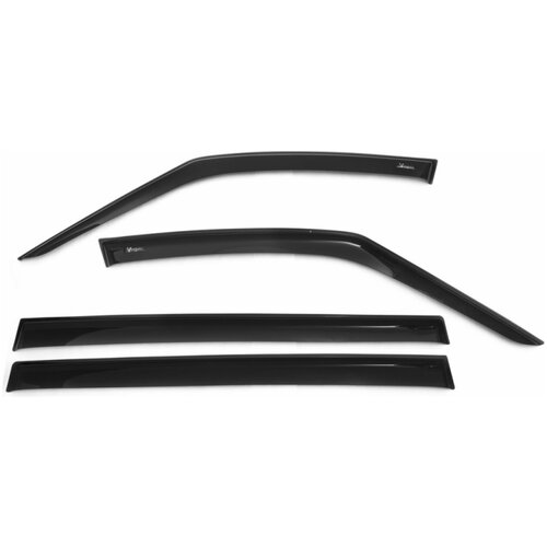 Дефлекторы окон Vinguru Opel Zafira C Tourer 2012-2015 мв накладные скотч 4 шт, материал акрил, AFV59212