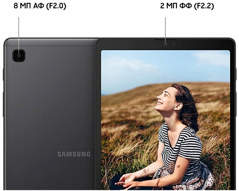 Планшет Samsung Galaxy Tab A7 Lite 32GB LTE Gray (SM-T225NZAASKZ)