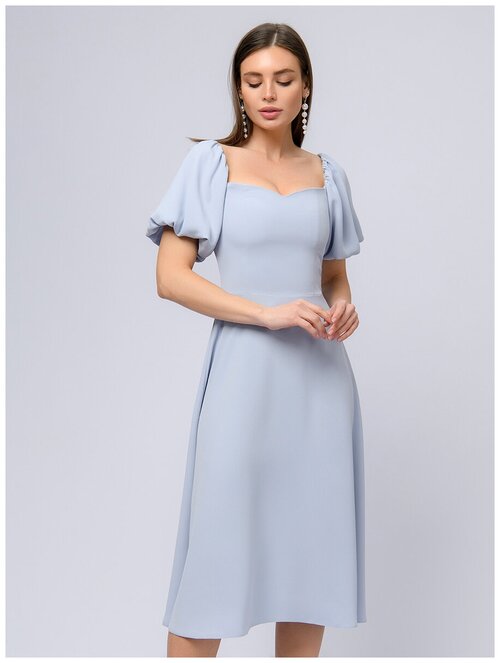 Платье 1001dress, размер 46, голубой