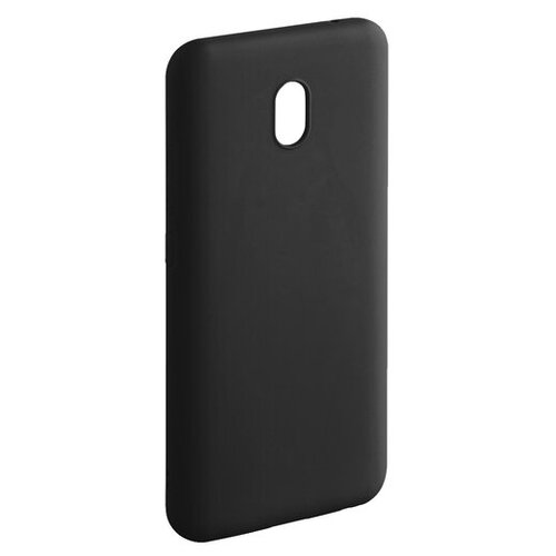 фото Чехол gel color case для xiaomi redmi 8a, черный, deppa 87373