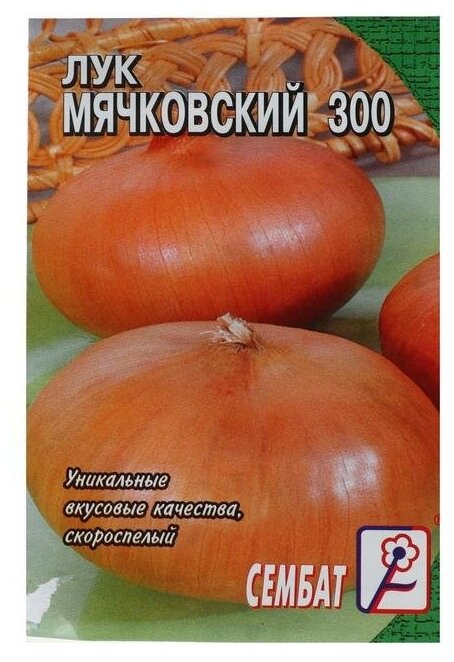 Семена Лук репчатый Мячковский 300, 0,3 г 6 шт
