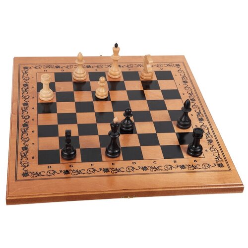 Шахматы, шашки нарды Аристократ тонированные (3 в 1)