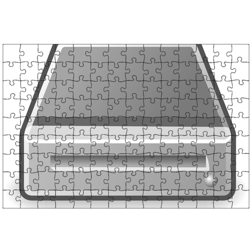 фото Магнитный пазл 27x18см."компакт диск, слот, дисковод компакт дисков" на холодильник lotsprints